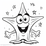 Patrick Star to print and color