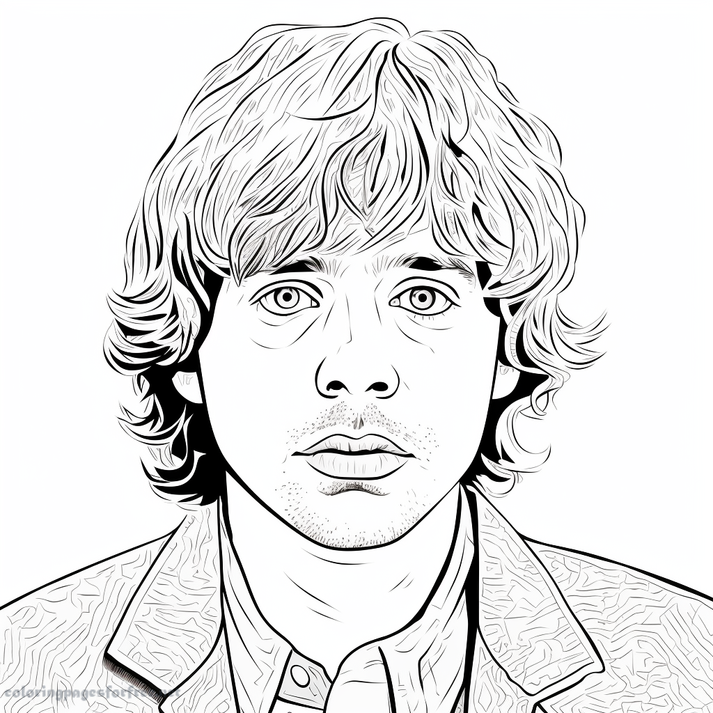 Ron from Harry Potter to print and color